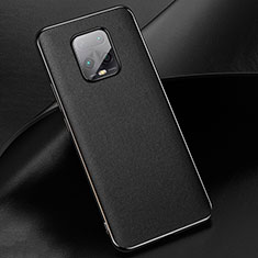 Funda Lujo Cuero Carcasa para Xiaomi Redmi 10X 5G Negro