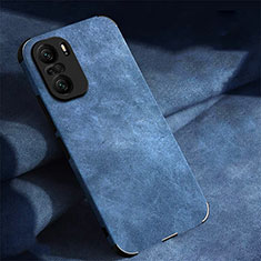 Funda Lujo Cuero Carcasa para Xiaomi Redmi K40 5G Azul