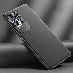 Funda Lujo Cuero Carcasa para Xiaomi Redmi K40S 5G Negro