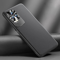 Funda Lujo Cuero Carcasa para Xiaomi Redmi K50 Pro 5G Negro