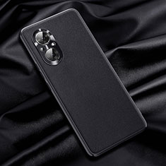 Funda Lujo Cuero Carcasa QK1 para Huawei Honor 50 SE 5G Negro