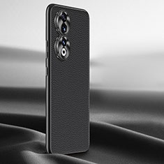 Funda Lujo Cuero Carcasa QK1 para Huawei Honor 90 5G Negro