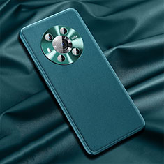 Funda Lujo Cuero Carcasa QK1 para Huawei Honor Magic3 5G Verde