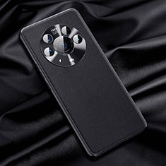 Funda Lujo Cuero Carcasa QK1 para Huawei Honor Magic3 Pro+ Plus 5G Negro