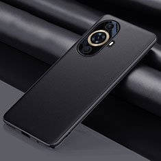 Funda Lujo Cuero Carcasa QK1 para Huawei Nova 11 Ultra Negro