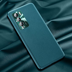 Funda Lujo Cuero Carcasa QK1 para Realme GT Master Explorer 5G Verde