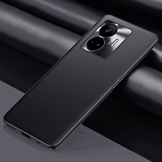 Funda Lujo Cuero Carcasa QK1 para Realme GT Neo5 5G Negro