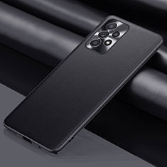 Funda Lujo Cuero Carcasa QK1 para Samsung Galaxy A23 4G Negro