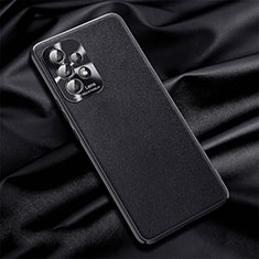 Funda Lujo Cuero Carcasa QK1 para Samsung Galaxy A32 4G Negro