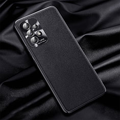 Funda Lujo Cuero Carcasa QK1 para Samsung Galaxy A52s 5G Negro