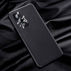 Funda Lujo Cuero Carcasa QK1 para Vivo X70 Pro 5G Negro