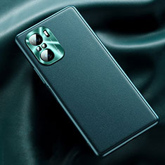 Funda Lujo Cuero Carcasa QK1 para Xiaomi Mi 11X 5G Verde