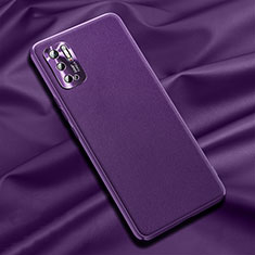 Funda Lujo Cuero Carcasa QK1 para Xiaomi POCO M3 Pro 5G Morado