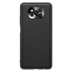 Funda Lujo Cuero Carcasa QK1 para Xiaomi Poco X3 Pro Negro