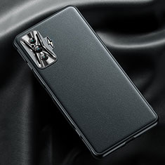 Funda Lujo Cuero Carcasa QK1 para Xiaomi Redmi K50 Gaming AMG F1 5G Negro