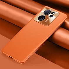 Funda Lujo Cuero Carcasa QK1 para Xiaomi Redmi K60 Ultra 5G Naranja