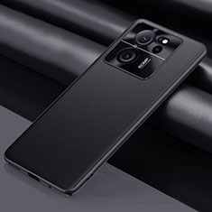 Funda Lujo Cuero Carcasa QK1 para Xiaomi Redmi K60 Ultra 5G Negro