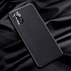 Funda Lujo Cuero Carcasa QK1 para Xiaomi Redmi Note 10T 5G Negro