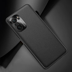 Funda Lujo Cuero Carcasa QK2 para Xiaomi Mi 11i 5G Negro