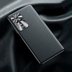 Funda Lujo Cuero Carcasa QK2 para Xiaomi Poco F4 5G Negro