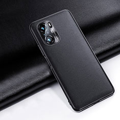 Funda Lujo Cuero Carcasa QK3 para Xiaomi Redmi K40 5G Negro