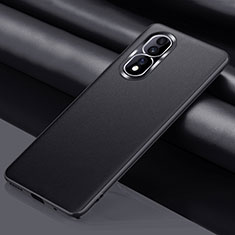 Funda Lujo Cuero Carcasa QK4 para Huawei Honor 80 Pro 5G Negro