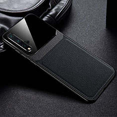 Funda Lujo Cuero Carcasa R01 para Huawei Honor 20 Negro