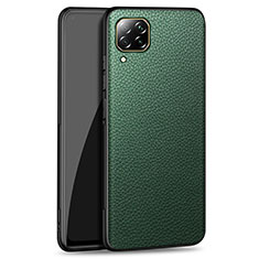 Funda Lujo Cuero Carcasa R01 para Huawei Nova 7i Verde