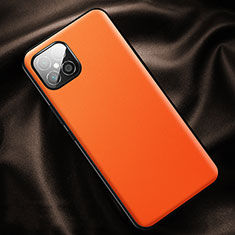 Funda Lujo Cuero Carcasa R01 para Huawei Nova 8 SE 5G Naranja