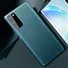 Funda Lujo Cuero Carcasa R01 para Samsung Galaxy S20 Verde
