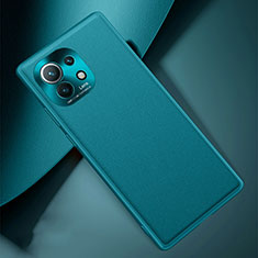 Funda Lujo Cuero Carcasa R01 para Xiaomi Mi 11 Lite 5G NE Verde