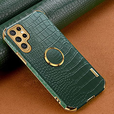 Funda Lujo Cuero Carcasa R02 para Samsung Galaxy S23 Ultra 5G Verde