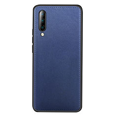 Funda Lujo Cuero Carcasa R03 para Xiaomi Mi A3 Azul