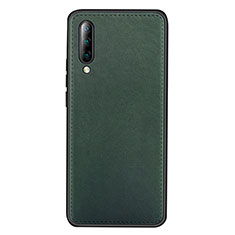 Funda Lujo Cuero Carcasa R03 para Xiaomi Mi A3 Verde