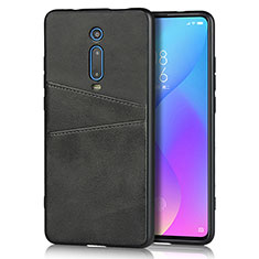 Funda Lujo Cuero Carcasa R03 para Xiaomi Redmi K20 Negro