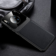 Funda Lujo Cuero Carcasa R04 para Huawei Mate 30 Negro