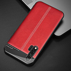 Funda Lujo Cuero Carcasa R04 para Huawei Nova 6 5G Rojo