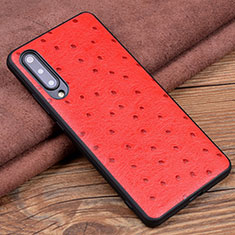 Funda Lujo Cuero Carcasa R04 para Xiaomi Mi A3 Rojo