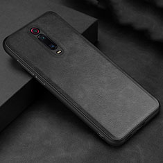 Funda Lujo Cuero Carcasa R04 para Xiaomi Redmi K20 Pro Negro
