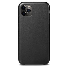 Funda Lujo Cuero Carcasa R05 para Apple iPhone 11 Pro Negro