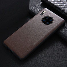 Funda Lujo Cuero Carcasa R05 para Huawei Mate 30 Pro 5G Marron