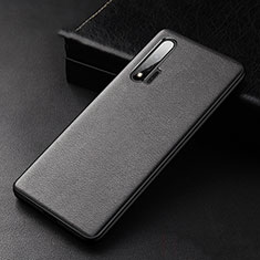 Funda Lujo Cuero Carcasa R06 para Huawei Nova 6 Negro