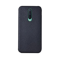 Funda Lujo Cuero Carcasa R07 para OnePlus 8 Negro