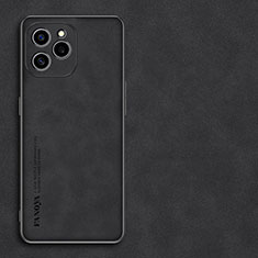 Funda Lujo Cuero Carcasa S01 para Huawei Honor 60 SE 5G Negro