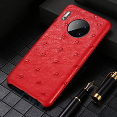 Funda Lujo Cuero Carcasa S01 para Huawei Mate 30 5G Rojo