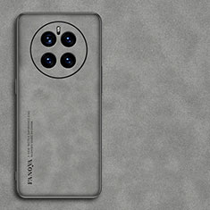 Funda Lujo Cuero Carcasa S01 para Huawei Mate 50E Gris