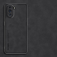 Funda Lujo Cuero Carcasa S01 para Huawei Nova 10 Negro