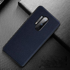 Funda Lujo Cuero Carcasa S01 para OnePlus 8 Pro Azul