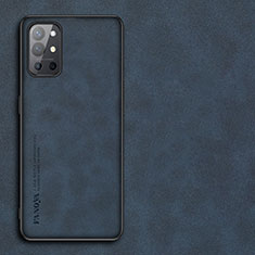 Funda Lujo Cuero Carcasa S01 para OnePlus 9R 5G Azul