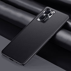 Funda Lujo Cuero Carcasa S01 para Oppo Find X5 Lite 5G Negro